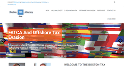 Desktop Screenshot of bostontaxattorneyblog.com