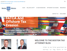 Tablet Screenshot of bostontaxattorneyblog.com